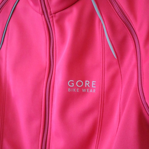GORE Windstopper Bike Wear Women's Med Cycling Jacket Pink Softshell Commuting - Picture 3 of 16